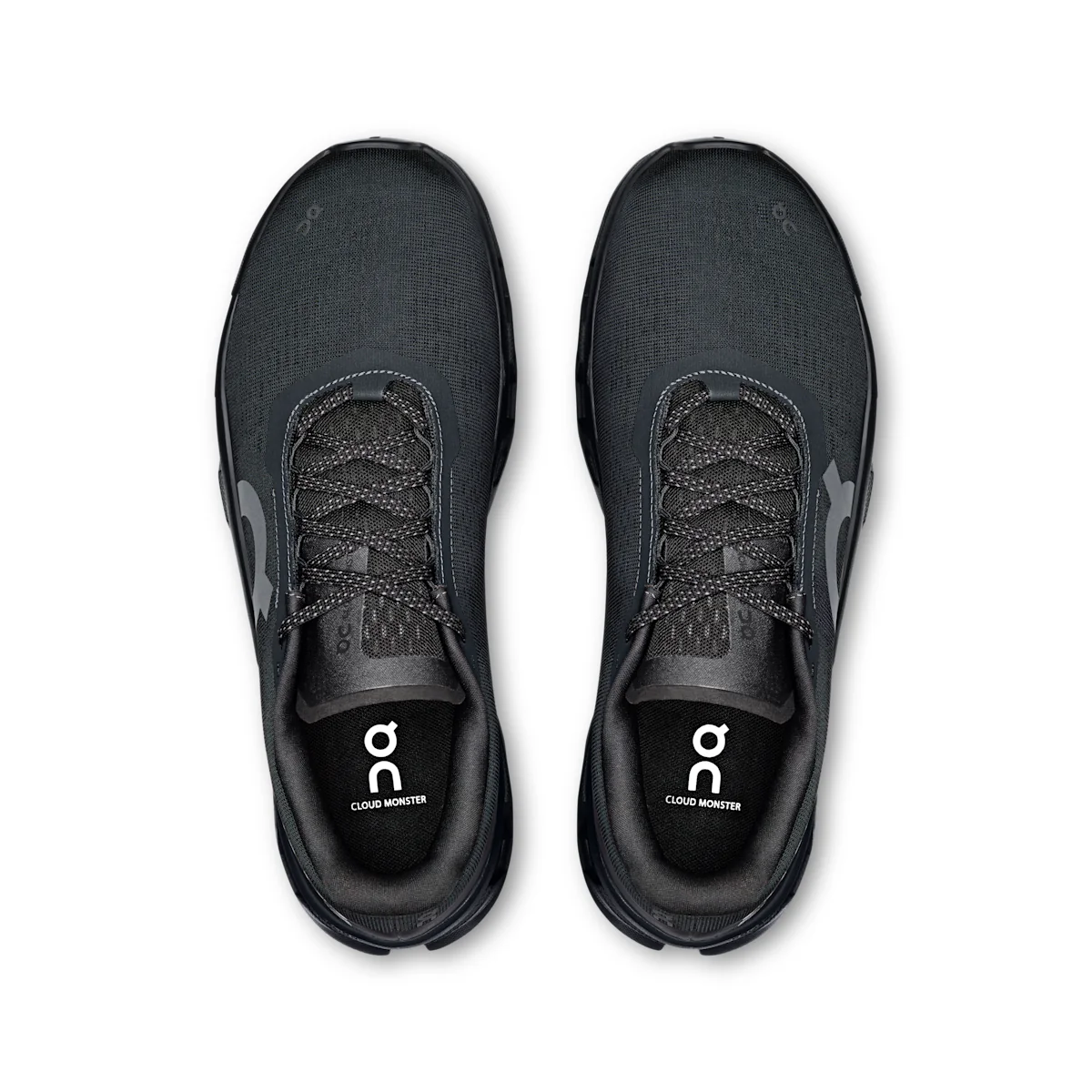 On Cloudmonster 1 - Black / Black CloudTec® cushioning system engineered for all-day wear