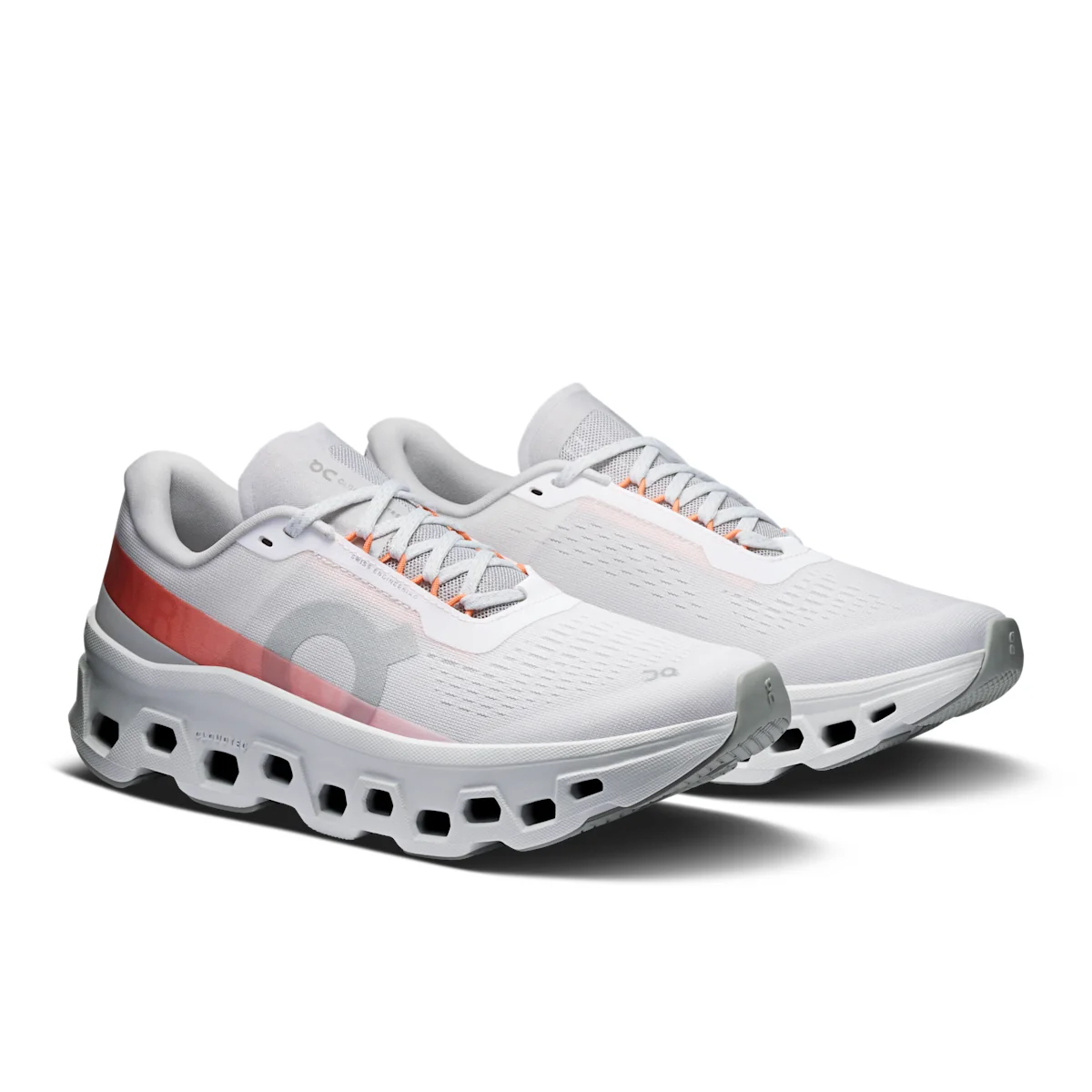 On Cloudmonster 1 - White / Glacier thumbnail 6