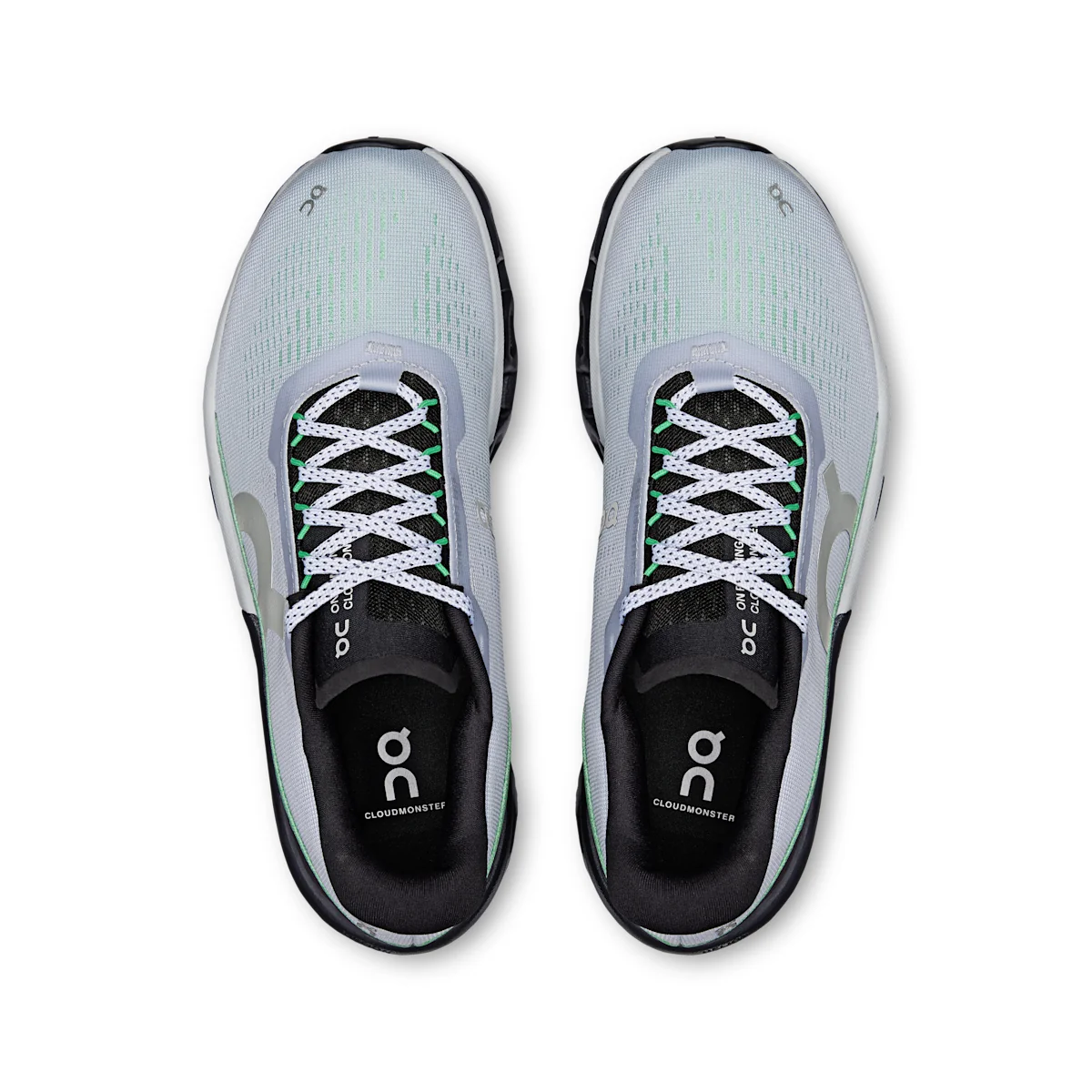 On Cloudmonster 2 - Nimbus / Arctic Speedboard® em blend de nylon para impulso e arranques potentes
