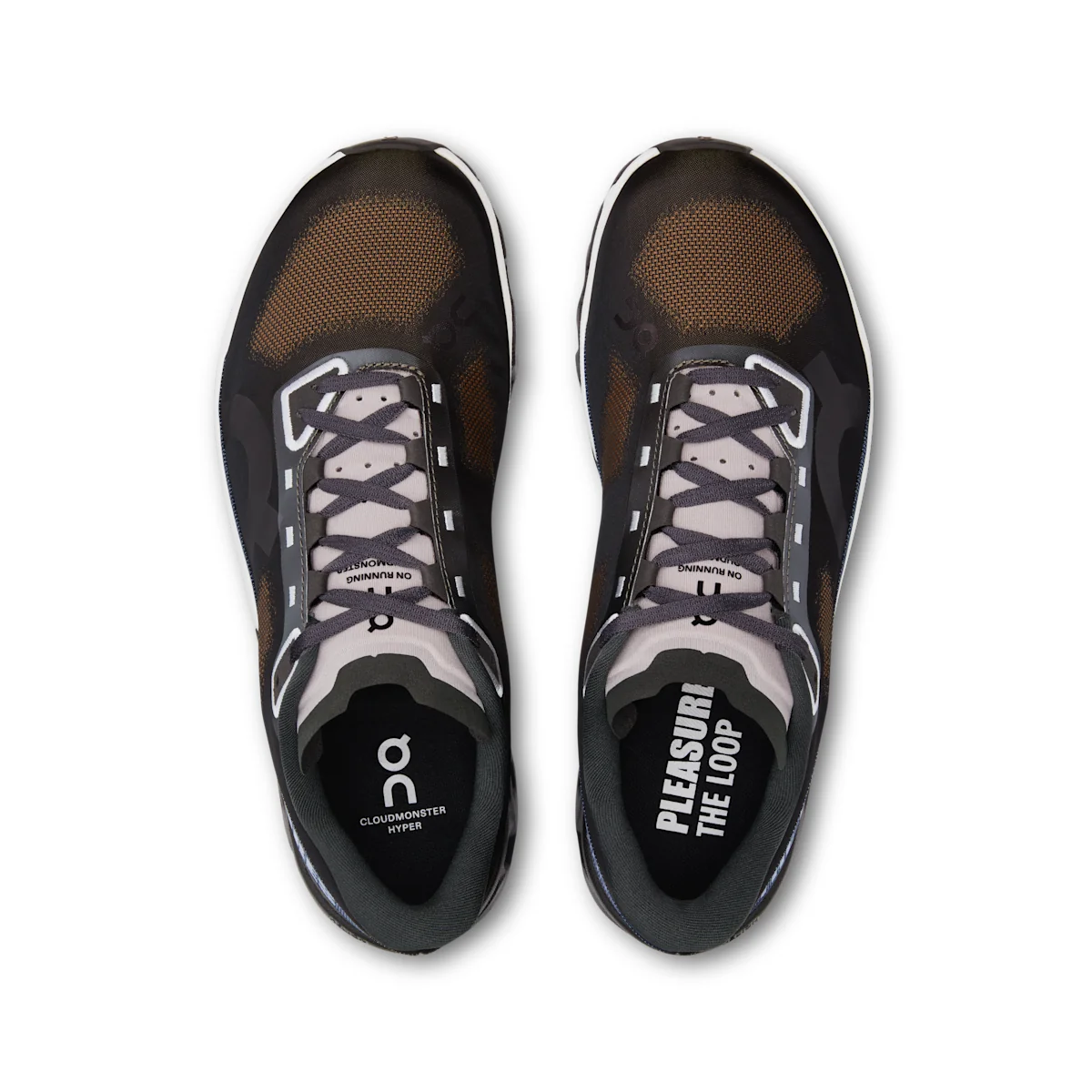 On Cloudmonster 3 - Espresso / Elk Una colaboración con PLEASURES x The Loop Running Supply Co.