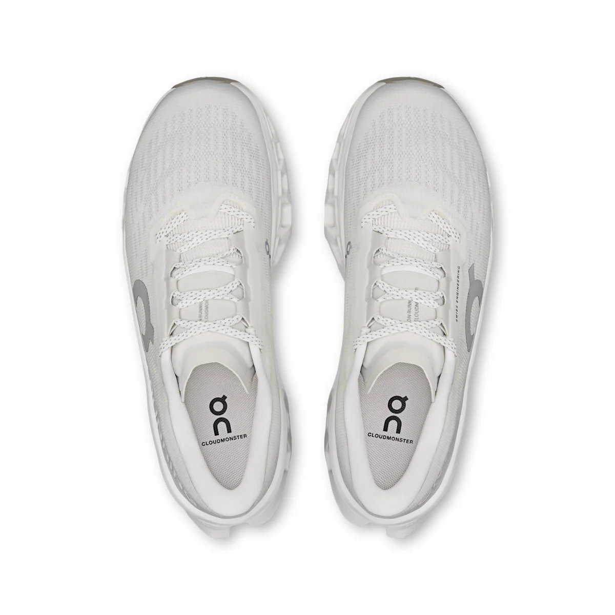 On Cloudmonster 3 - Wit / Wolf CloudTec® dempingssysteem ontworpen voor responsieve runs