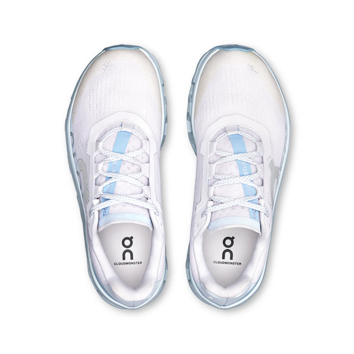 On Cloudmonster 61 - Frost / Wash Max-cushioned running shoes for noticeable spring and rebound
