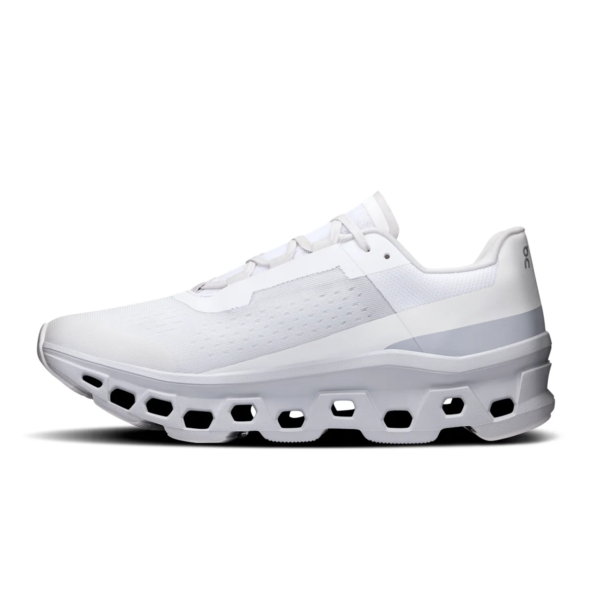 On Cloudmonster 61 - White / Glacier True to size