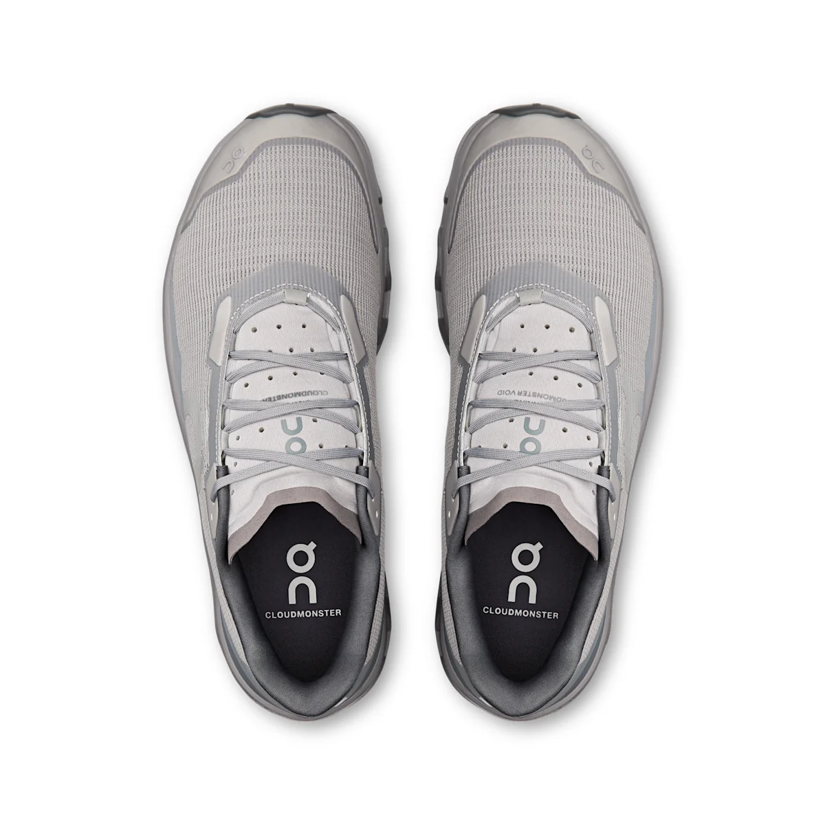 On Cloudmonster Void - Alloy / Glacier Same iconic cushioning as the Cloudmonster
