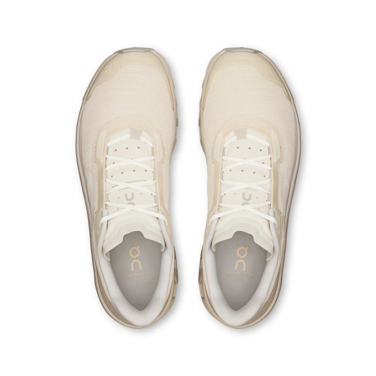 On Cloudmonster Void - Dew / Truffle Same iconic cushioning as the Cloudmonster