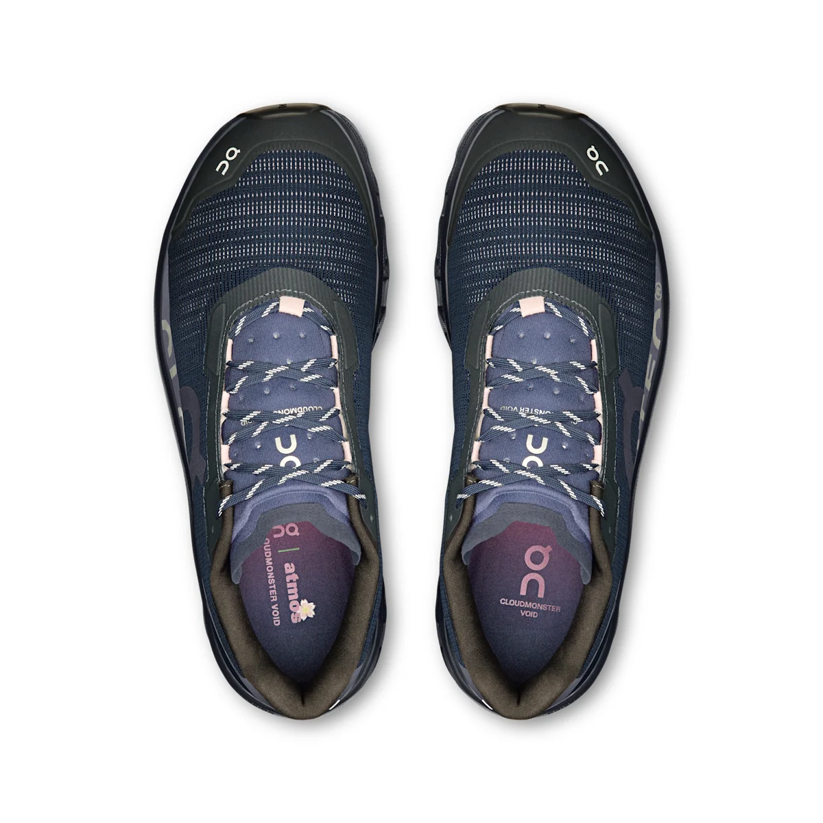 On Cloudmonster Void - Midnight / Blossom Responsive CloudTec® cushioning